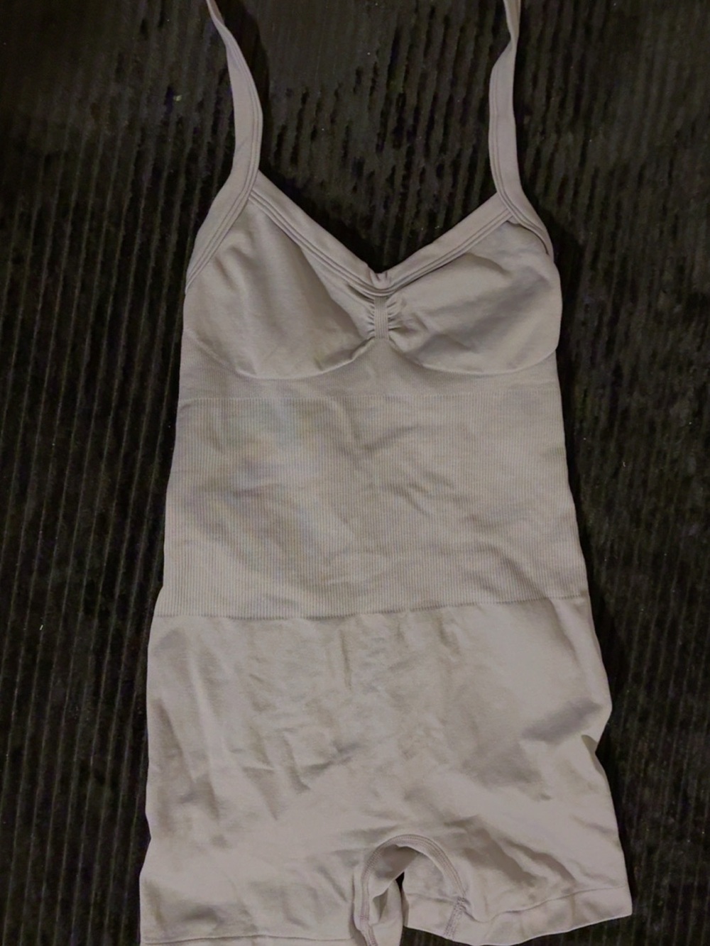 SHEIN Light Gray Seamless Shapewear Bodysuit